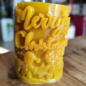 Weihnachtskerze Lebkuchenmann