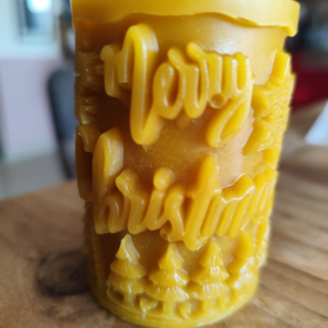 Weihnachtskerze Wald